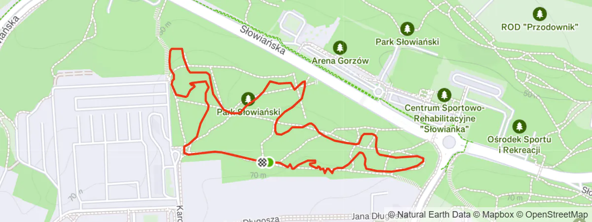 Sylwester Cross Gorzów Wielkopolski - mapka trasy